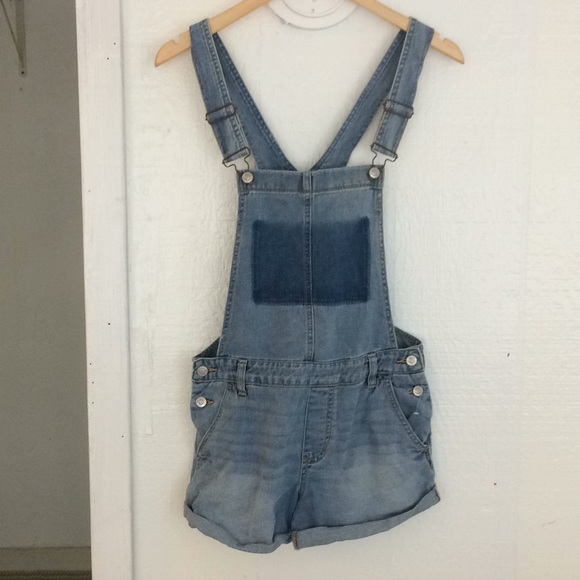 PacSun Pants - Denim overall shorts